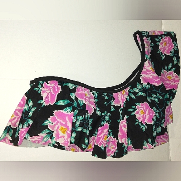 ★ Women's Plus Size Beautiful One Shoulder Ruffle Bikini Bathing Suit Top★XL - Picture 8 of 15